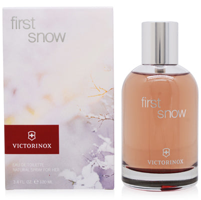 Victorinox Swiss Army First Snow Eau de Toilette Spray for Women, 3.3 oz (100 ml)