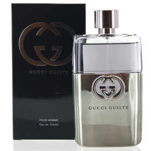 Gucci Guilty Pour Homme Eau de Toilette Spray for Men, 3 oz (90 ml)