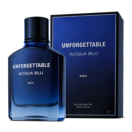 Geparlys Glenn Perri Unforgettable Acqua Blu by Geparlys Eau de Toilette Spray For Men 3.4 fl oz