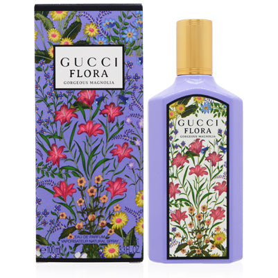 Gucci Flora Gorgeous Magnolia Eau de Parfum Spray for Women, 3.3 oz (100 ml)