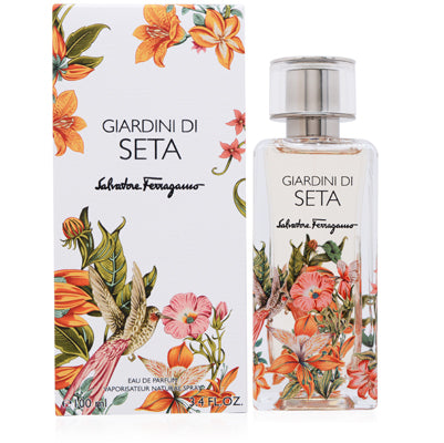 Salvatore Ferragamo Giardini di Seta Eau de Parfum Spray for Women, 3.4 oz (100 ml)