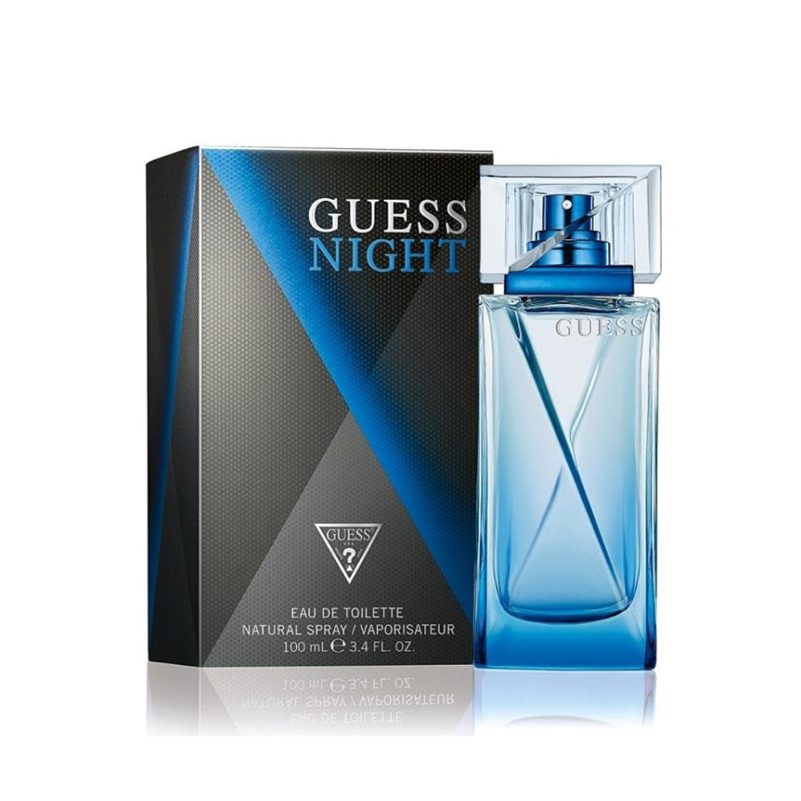 Guess Night Eau de Toilette Spray for Men, 3.4 Ounce