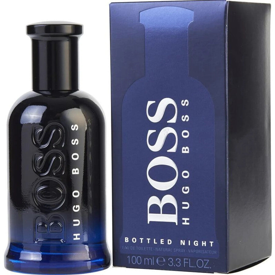 Hugo Boss Bottled Night Eau de Toilette Luxury Perfumes for Men 3.3oz