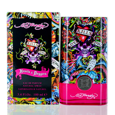 Christian Audigier Hearts & Daggers Eau de Parfum Spray for Women, 3.4 oz (100 ml)