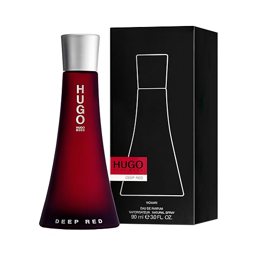 HUGO BOSS DEEP RED EAU DE PARFUM SPRAY for Women 3 OZ