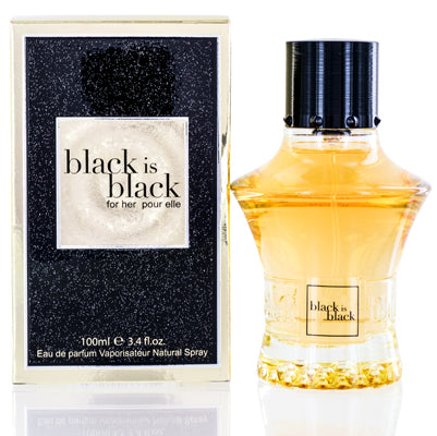 Nu Parfums Black Is Black Eau de Parfum 3.4 OZ for Women