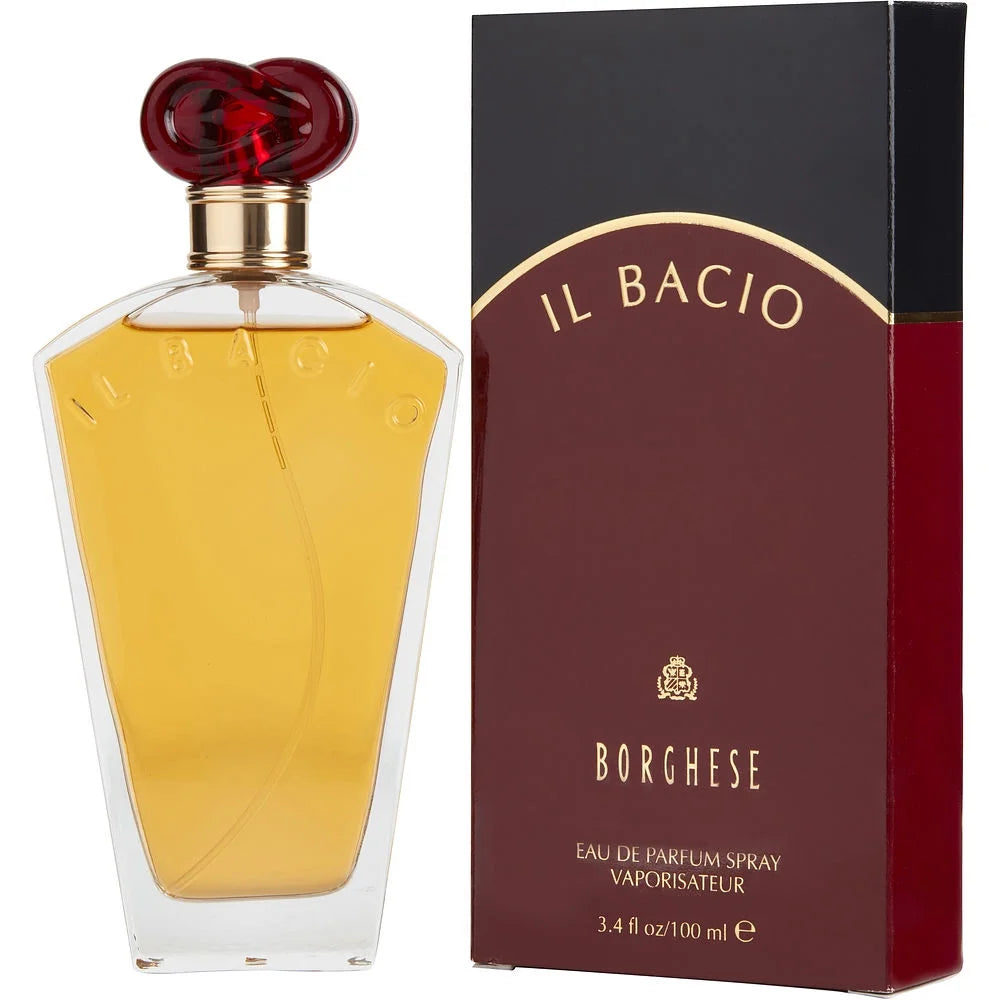 Borghese Il Bacio EDP Perfume For Women, 3.4 Fl Oz