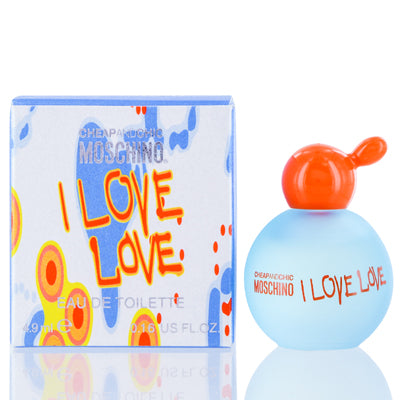 Moschino I Love Love Eau de Toilette Splash for Women, 0.17 oz (5 ml)