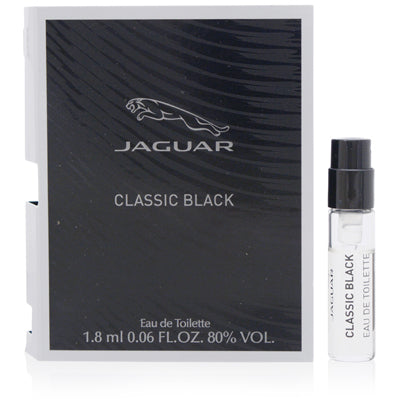 Jaguar Classic Black Eau de Toilette Spray for Men, 0.06 oz (2 ml)