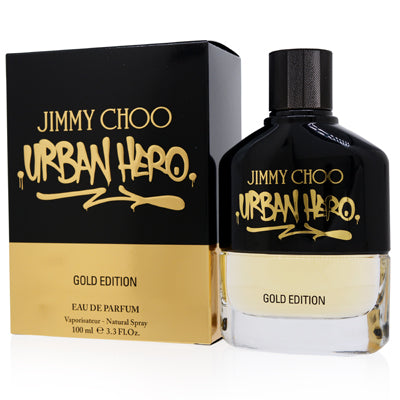 Jimmy Choo Urban Hero Gold Eau de Parfum Spray for Men, 3.3 oz (100 ml)