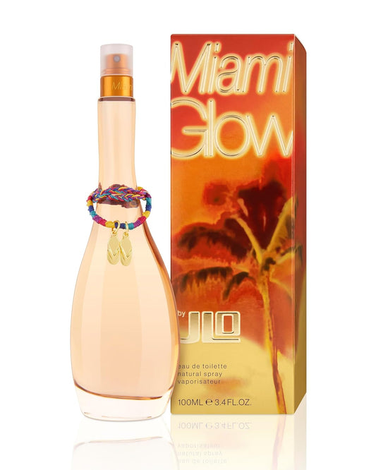 Jennifer Lopez Miami Glow For Women. Eau De Toilette Spray 3.4 Ounces