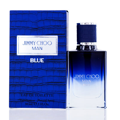 Jimmy Choo Man Blue Eau de Toilette Spray for Men, 1 oz (30 ml)