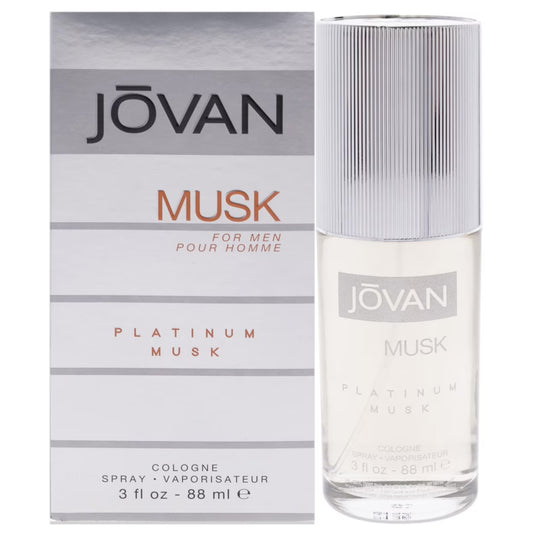Jovan Platinum Musk by Jovan for Men 3 oz EDC Spray