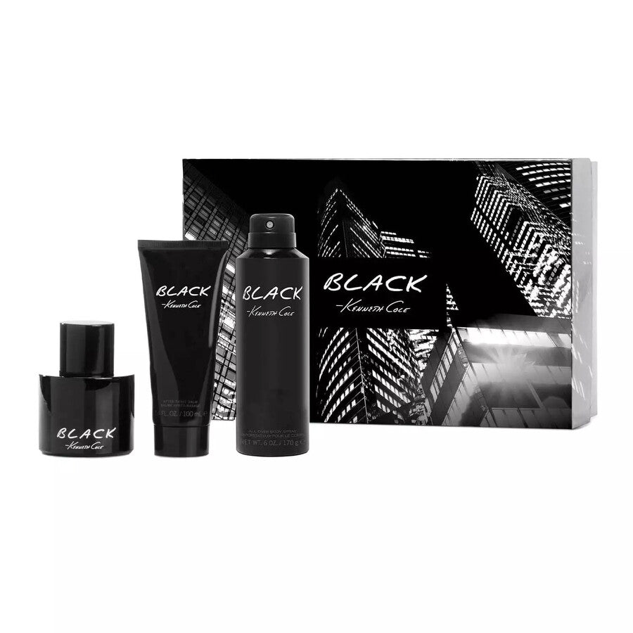 Kenneth Cole Men's Black Men 3pcs EDT Gift Set Fragrances