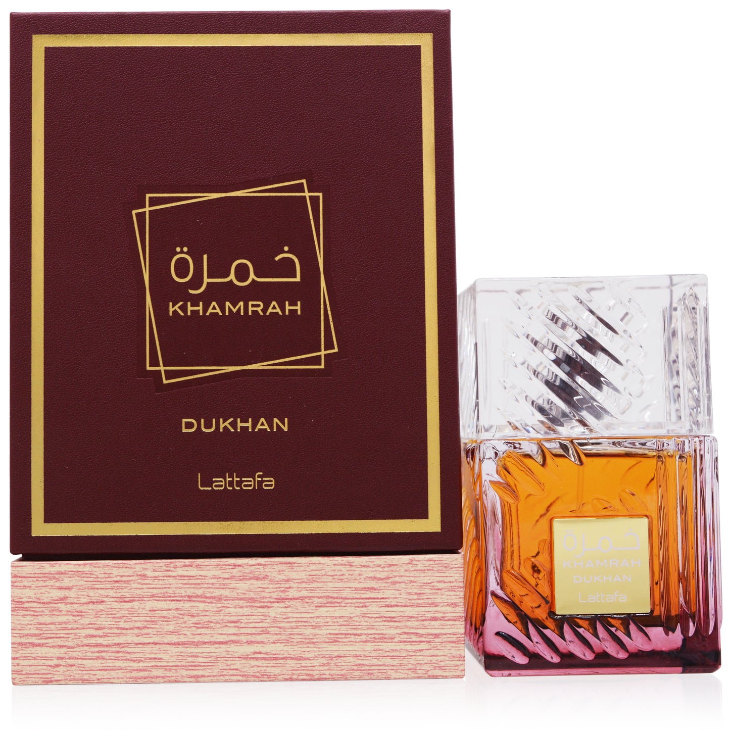 Lattafa Khamrah Dukhan Eau de Parfum Spray, 3.3 oz (100 ml)