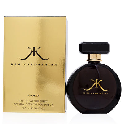 Kim Kardashian Gold Eau de Parfum Spray for Women, 3.4 oz (100 ml)