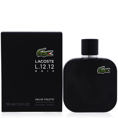 Lacoste Eau de Lacoste L.12.12 Noir Eau de Toilette Spray 3.3 OZ for Men