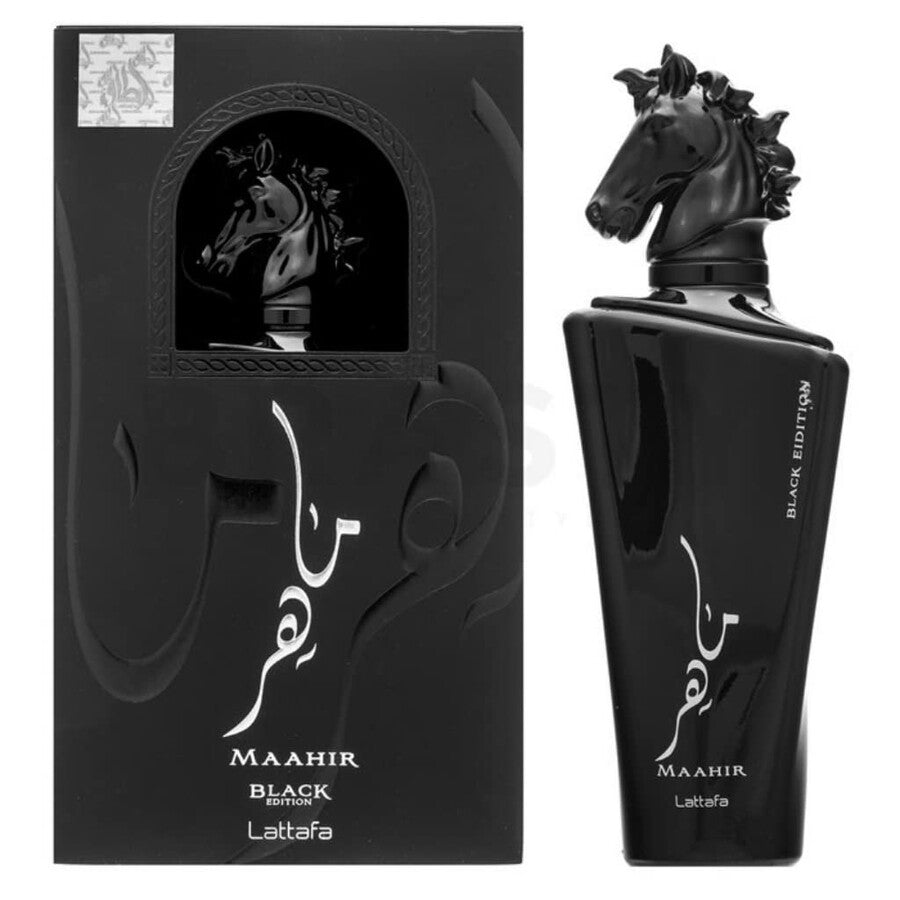 Lattafa For Men Maahir Black Edition EDP Spray 3.38 oz
