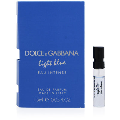 D&G Light Blue Eau Intense Eau de Parfum Spray for Women, 0.05 oz (1 ml)