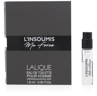 Lalique L'insoumis Ma Force Eau de Toilette Spray for Men, 0.06 oz (2 ml)