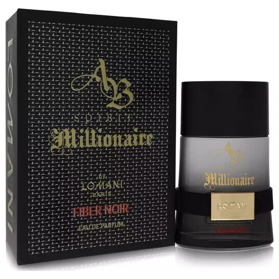 Lomani Men's AB Spirit Millionaire Fiber Noir EDP Spray 3.4 oz