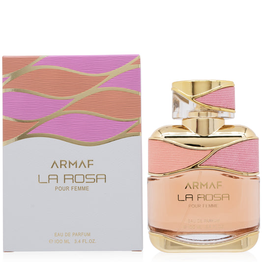 Armaf La Rosa Pour Femme Eau de Parfum Spray for Women, 3.4 oz (100 ml)
