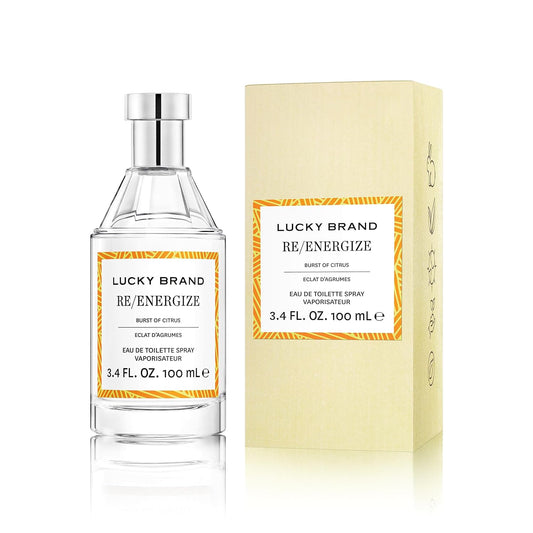 Lucky Brand Re-Energize Lucky Brand for Unisex 3.4 oz EDT Spray