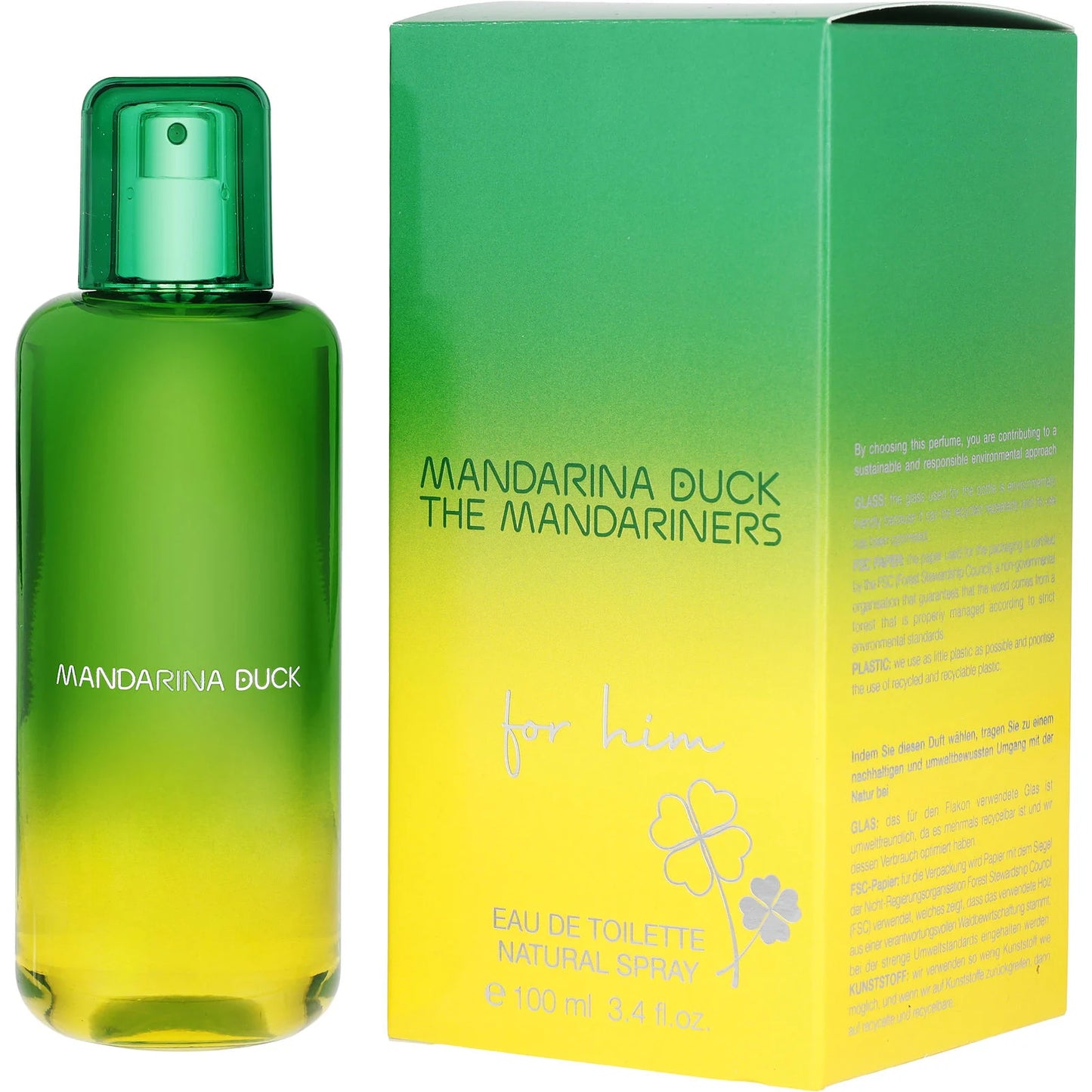 Mandarina Duck The Mandariners Eau de Toilette For Men 3.4oz