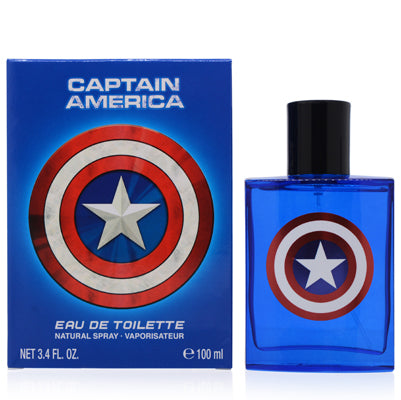 Marvel Captain America (m) Eau de Toilette Spray for Men, 3.4 oz (100 ml)