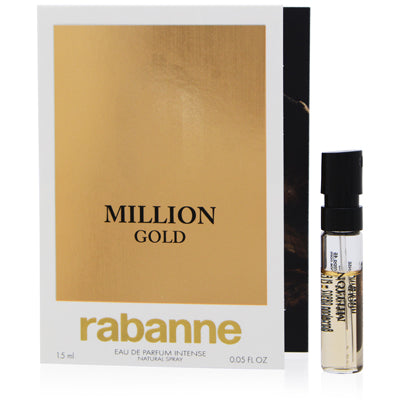 Paco Rabanne Million Gold Intense Men Eau de Parfum Spray for Men, 0.05 oz (1 ml)