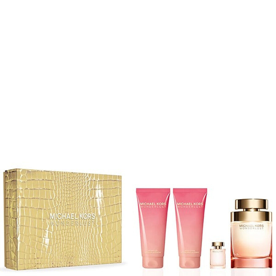 Michael Kors Ladies Wonderlust 4pc EDP Gift Set