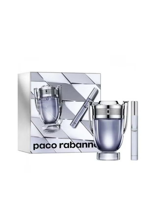 Paco Rabanne Invictus (M) EDT 100Ml + Edt 20Ml Travel Set