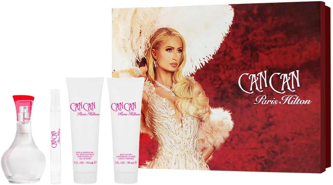 Paris Hilton Can Can For Women - 4 Piece Gift Set