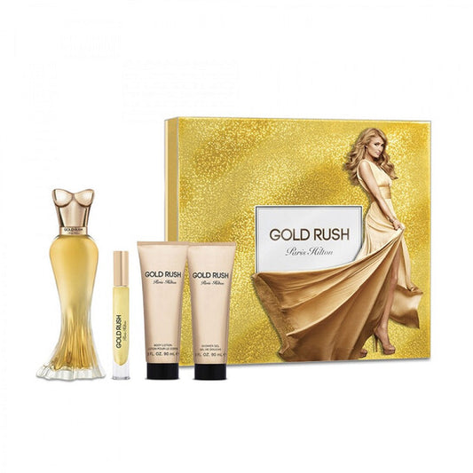 Paris Hilton Ladies Gold Rush Gift Set Fragrances