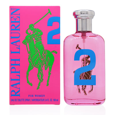Ralph Lauren Polo Big Pony 2 Eau de Toilette Spray for Women, 3.4 oz (100 ml)
