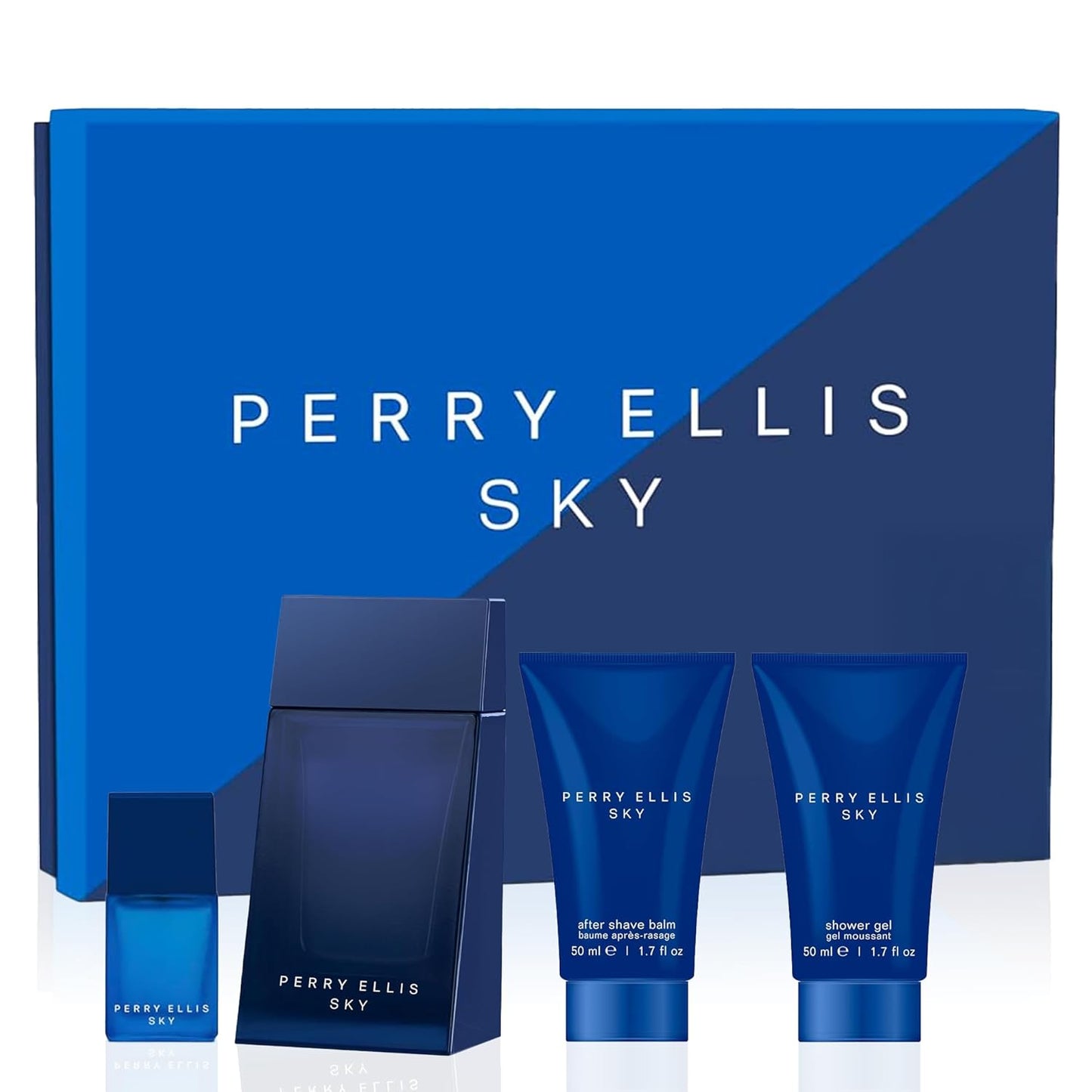 Perry Ellis Sky 4-Piece Men's Gift Set