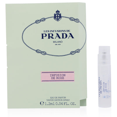 Prada Infusion de Rose Eau de Parfum Spray for Women, 0.04 oz (1 ml)