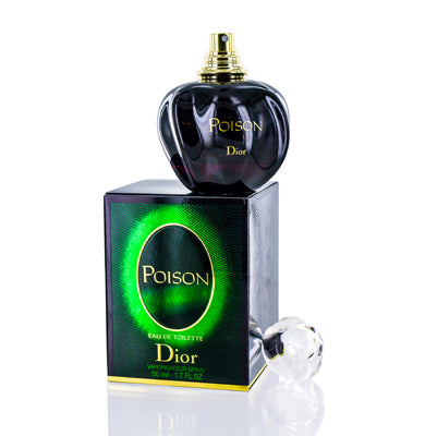 Christian Dior Poison Eau de Toilette Spray for Women, 1.7 oz (50 ml)