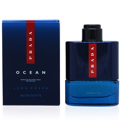 Prada Luna Rossa Ocean Eau de Toilette Splash for Men, 0.3 oz (7.5 ml)