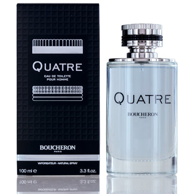 Boucheron Quatre Pour Homme Eau de Toilette 3.3 OZ for Men