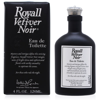 Royall Fragrances Royall Vetiver Noir Edt Pour/Spray for Men, 4 oz (118 ml)