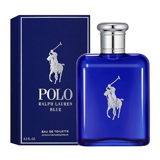 Ralph Lauren Polo Blue Cologne for Men Eau de Toilette Spray 4.2 oz