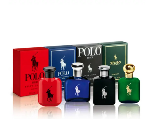 Ralph Lauren Polo Cologne 4 Piece Mini Gift Set -Travel Size -for Men