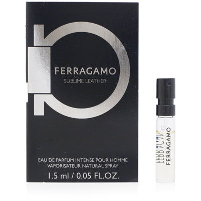 Salvatore Ferragamo Sublime Leather Eau de Parfum Spray for Men, 0.05 oz (1 ml)