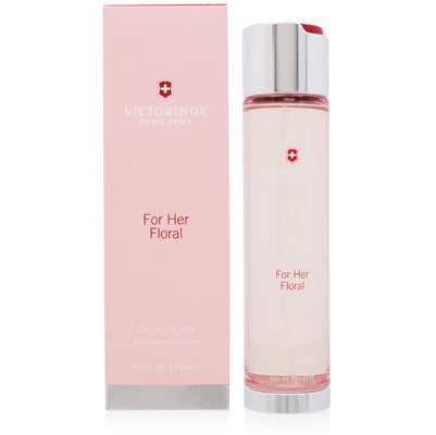 Victorinox Swiss Army Swiss Army for Her Floral Eau de Toilette Spray for Women, 3.4 oz (100 ml)