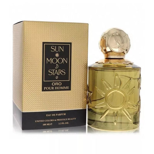 United Colors Sun Moon Stars Oro Men Eau De Parfum Spray 3.3 oz