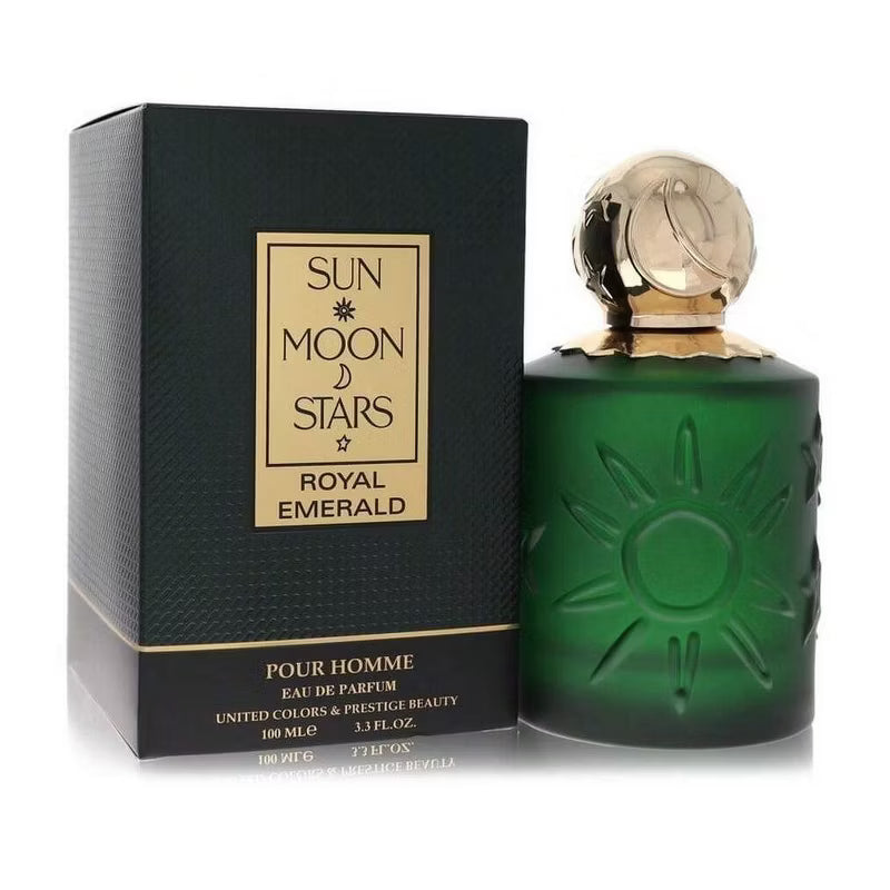 United Colors Sun Moon Stars Royal Emerald Men Eau De Parfum Spray 3.3 oz