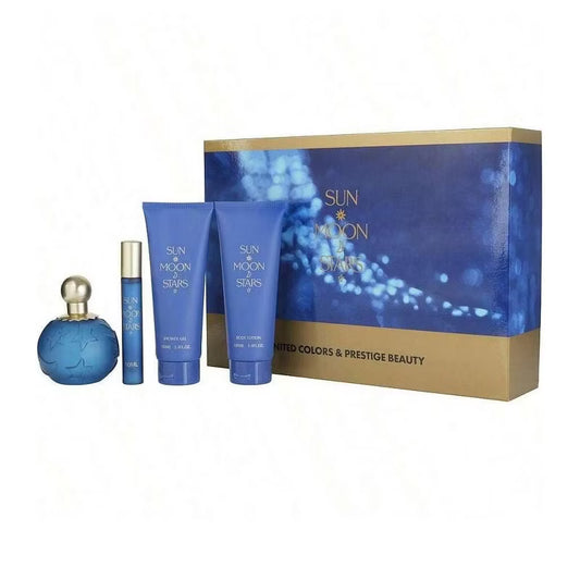 United Colors Sun Moon Stars, 4 Piece Gift Set for Women
