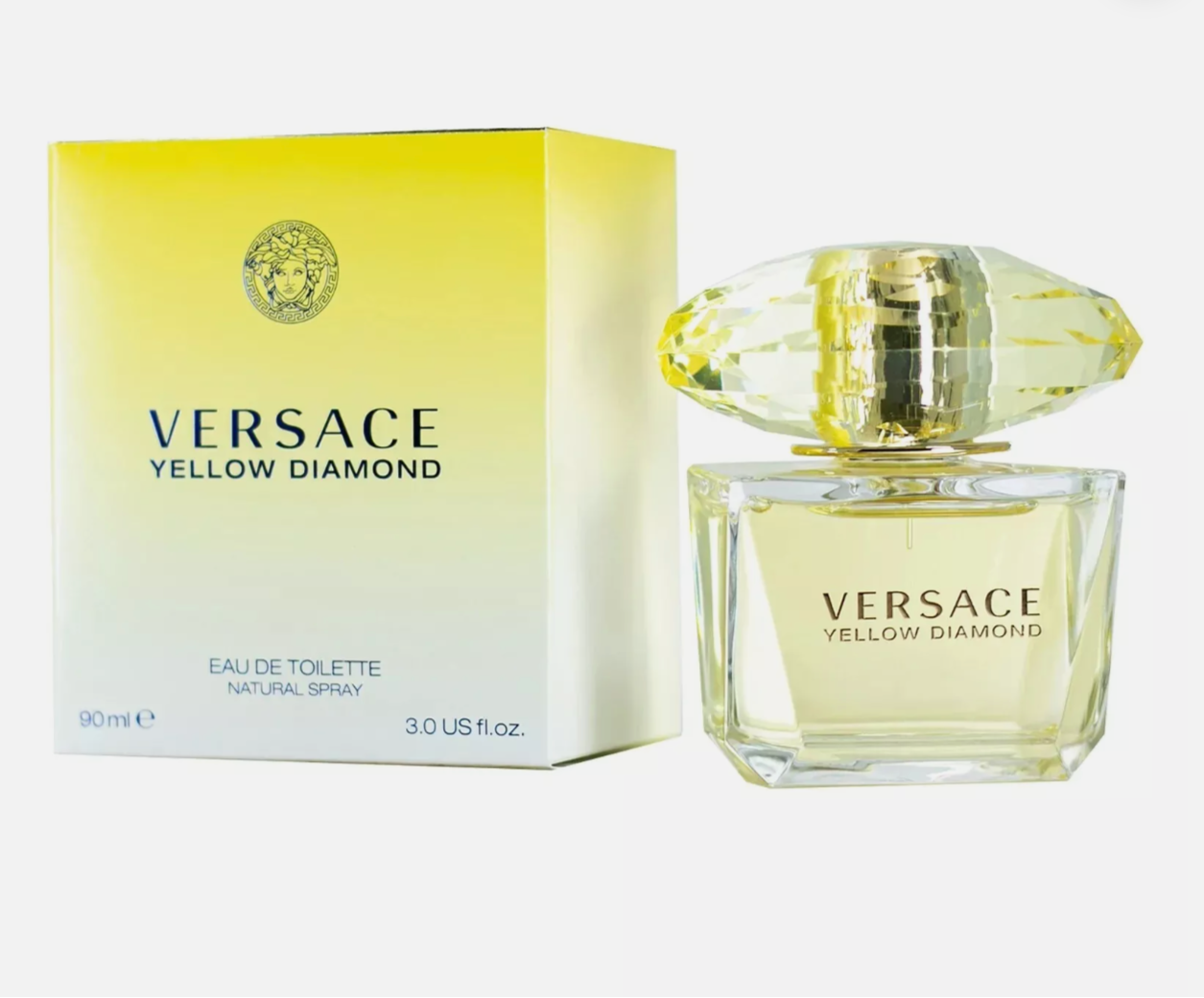Versace Yellow Diamond Eau De Toilette Spray for Women 3.0 oz