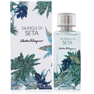 Salvatore Ferragamo Giungle di Seta Eau de Parfum Spray for Women, 3.4 oz (100 ml)